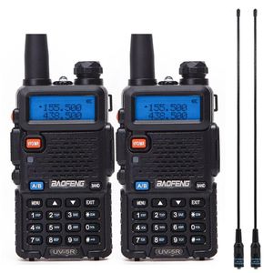 2 PCS UV-5R Walkie Talkie Professional Station CB Baofeng UV5R Transceptor 5W VHF UHF Portablehunting Ham Radio