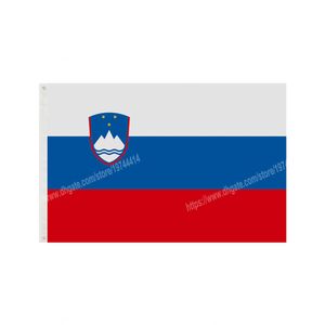 Slovenia Flags National Polyester Banner Flying 90 x 150cm 3 * 5ft Flag All Over the World Worldwide Outdoor can be Customized