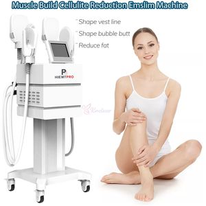 Hiemt Muscle Build Emslim Body Slimming Machine Machine Levante Gordura Gordura Em forma de Equipamento de beleza com 4 alças