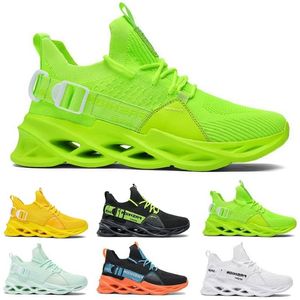 Moda Męskie Oddychające Damskie Buty do biegania 14T Triple Black White Green Shoe Outdoor Men Kobiety Designer Sneakers Sport Trenerzy Rozmiar