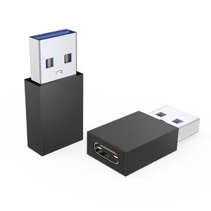 Metal USB3.1 Typ-C OTG Adapter Male USB 3.1 till Kvinnlig typ C Data Converter Connector för all typ C-enhet Färgglada 8 färger