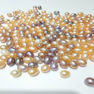 Intense Flawless Natural Pearl Koraliki do tworzenia biżuterii Autentyczne perły słodkowodne owalne luźne koraliki 6-11mm hurtownie