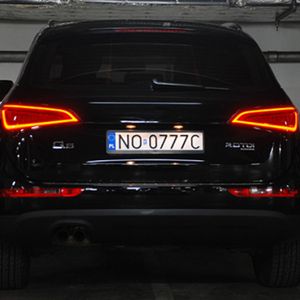 One Set Car Styling Lamps Rear Lights For AUDI Q5 2008-2018 LED Tail Lamp DRL Signal Brake Reverse Taillights Auto Accessories