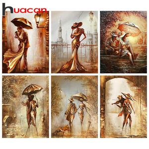 Huacan Painting Kit Portrait Diamond Embroidery Cross Stitch Woman Man Mosaic Sale Handmade Gift