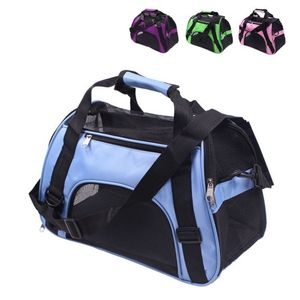 Folding Pet Carriers Bag Portable Knapsack Soft Slung Dog Transport Outdoor Bags Fashion Dogs Basket Handbag 24hz C