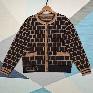 패션 여자 니트 카디건 탑 캐주얼 편지 패턴 재킷 가을 2021 재킷 여자 클래식 얇은 코트