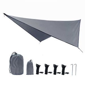 Utomhus camping Vattentät Tarp Lättviktsmarkning Sun Shade Parasol Canopy Y0706