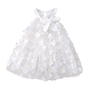 Платья для девочек, платье для маленьких девочек, детская одежда для малышей, платья принцессы из тюля с цветочным принтом и бабочками для девочек, Vestidos