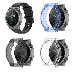 TPU Watch Case For Huawei Watch GT 2 Pro Protective Cover Full Screen Protector Shell For Huawei GT2 ECG Cases Edge Frame