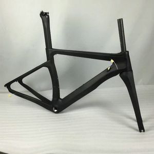 トップセールフルカーボンバイクフレームUDブラックカスタムロゴとカラー自転車フレームXXS XS S M L China Cycling Frameset BSA