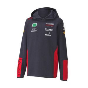 F1 racing hooded cycling jersey men's outdoor sports sweater team sweater can be customized