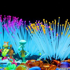 Dekorationen Simulation Leuchtende Meer Anemone Aquarium Aquarium Pflanze Dekoration Ausrüstung Zubehör Künstliche Pflanzen