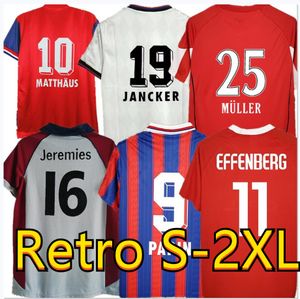 1993 1995 Sch0ll Matthaus Retro Jersey di calcio Klinsmann Muller Papin Kuffur Helmer Jancker Rizzitelli Remberg Ribery Schweinsteiger Football