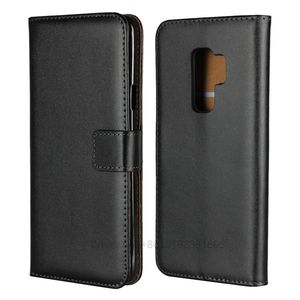 Genuine Real True Leather Wallet Cases For Iphone 13 12 11 XR XS MAX X 8 7 6 SE Galaxy S20 Ultra Plus ID Credit Card PC Flip Cover Men Book