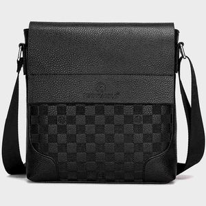 Fashion Busins Man Msenger Brand Men's Crossbody Shoulder Bags High quality Tote Bag Big Size Split Leather Bags