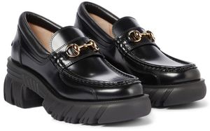 Lyxdesigner kvinnor klänning skor mjuk kohud loafers gummi plattform svart läder toffel chunky rund huvud sneaker tjock botten sko storlek35-40