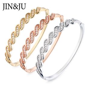 Jin&ju Bracelet for Women Bijoux Femme Pulseras Mujer P Armbanden Voor Vrouwen Friend Bangles Q0717