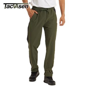 TACVASEN Casual Quick Dry Jogger Pants Men's Fitness Sweatpants Summer Lightweight Trousers Work Gym Exercise Running 210715