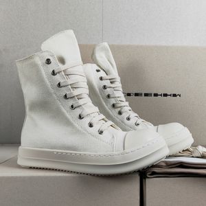 2024 Spring Canvas Boots Men White Tenis Maschulino Fashion Man Boot F25D50
