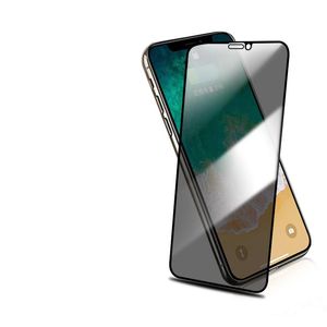 İPhone 13 Pro MAX 12 11 XS XR 6G 7G 8G A12 A32 A42 A52 A72 5G için Gizlilik Temsillalı Cam Anti-Casus Telefon Ekran Koruyucu Film Perakende Kutusu Olmadan