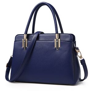 HBP Handtaschen, Tragetaschen, Umhängetaschen, Henkeltasche für Damen, tiefblaue Farbe