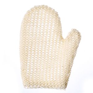 Naturlig Sisal Bath Spa Dusch Scrubber Svamp Fiberhandske Mitt Mjukare Smooth Renew Skin Anti-Aging Miljövänlig XBJK2112