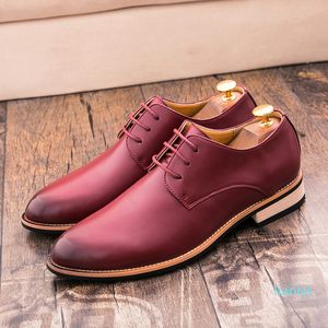 Designer de moda sapatos de casamento para homens marrom preto marrom vermelho homem festa vestido formal calçado de negócio formal