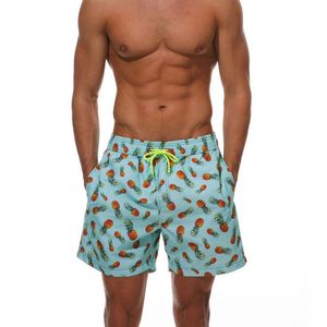 ملابس السباحة للرجال escatch Quick Summer Summer Mens Beach Board Shorts Mesh Liner Men Swim Trunks Wear
