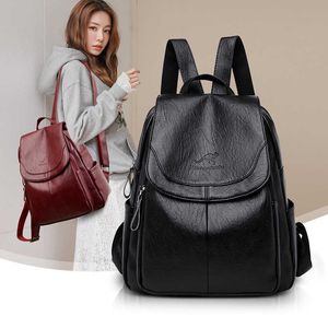 2024 럭셔리 브랜드 여성 배낭 고품질 가죽 배낭 여행 배낭 패션 스쿨 가방 여아 Mochila Feminina