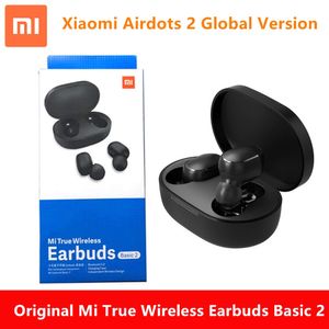 Versão Global Original Xiaomi Redmi Airdots 2 TWS Bluetooth 5.0 Fone de Ouvido MI True Fio Fios Basic2