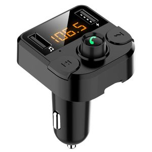 Dual USB Car Charger Nadajnik FM LCD MP3 Radio Odtwarzacz Muzyczny Bezprzewodowy Bluetooth 5.0 Odbieranie zestawu samochodowego Zestaw głośnomówiący Szybka ładowarka USB