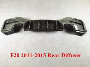 MP Style Heckdiffusor Stoßstangenlippenspoiler für B MW 1 Serie F20 2011–2015, Carbon-Muster, Autozubehör