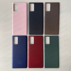 50 SZTUK OEM Drzwi Baterii Back House Cover Glass Glass Over dla Samsung Galaxy Note 20 Ultra z naklejką samoprzylepną DHL