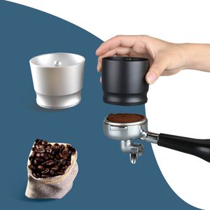 Aluminiowy Inteligentny pierścień dozujący 58mm Espresso Barista Proszek Picker dla EK43 Szlifierka Bryzgowa Miska Cup Coffee Sabotaż Ring Dosing 210309