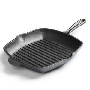 Wholesale grill skillet pan resale online - Pans Cast Iron Pan Grill No Coating Thick Steak Skillet Use For Gas Induction Oven Safe cm