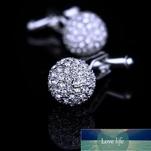 KFLK Jewelry Brand Crystal Fashion Cuff link Button High Quality shirt cufflink for mens Luxury Wedding guestsFactory price expert design Quality Latest Style