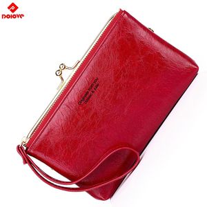 Bolsa de Embraiagem de Moda Feminina Best Telefone Longo Pu Caso Phone Pocket Carta Carteiras