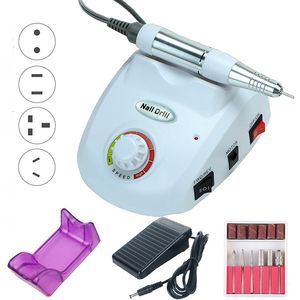 Levigatrice professionale ad alta velocità per manicure con trapano elettronico per unghie da 30000 giri/min per uso in salone di nail art NAD027