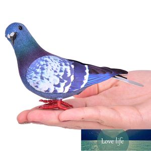 1Pc Simulazione Schiuma Modello di piccione Falso Imitazione artificiale Uccello Animale Casa Giardino Ornamento Decorazione in miniatura