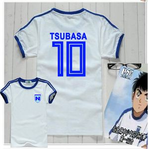 Vuxna Barn Barn fotboll t-shirts Kapten Tsubasa Tsubasa Ozora cosplay tröjor Mode Japan bomull Ungdom fotboll män kvinnor t-shirt