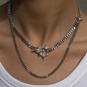 Chokers Timeless Wonder Fancy Zirconia Sunburst Layered Choker Necklace For Women Designer Jewelry Party Gothic Egirl Emo Gift Rare 5236