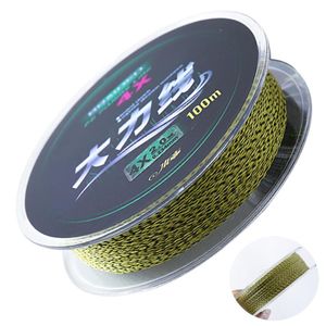 Braid Line 100M Carp Fishing 4/8 Strand PE Super Strong Braided Lead Core