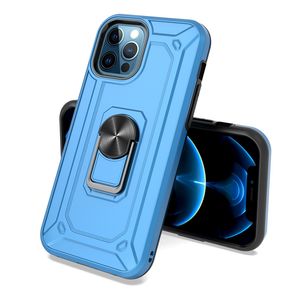 Phone cases 2 in 1 TPU PC For LG STYLO 6 K51 K31 With Magnetic Ring bracket Hybrid Armor Kickstand Shockproof Back Cover