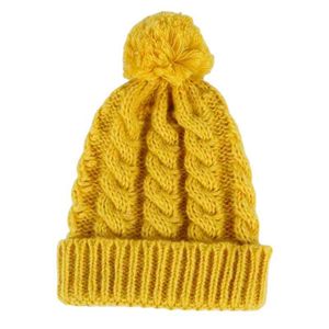 pompom beanie knitted bobble hat winter Christmas boxing day custom knit hat for women kids