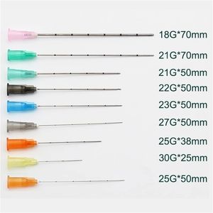 Blunt tip micro cannula injection needle G G G G G G G Plain Ends Notched Endo Syringe