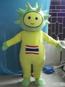 Alta Qualidade Durian Fruit Mascot Traje Halloween Natal Cartoon Personagem Outfits Terno Publicidade Folhetos Roupas Carnaval Unisex Adultos Outfit