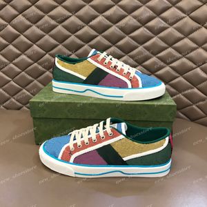 Yeni Mens Bayan Moda Rahat Ayakkabılar Sneakers Deri Süet Platformu Düz Eğitmen Ayakkabı Konfor Güzel Bayanlar Rainbow Sneaker Chaussures 35-45