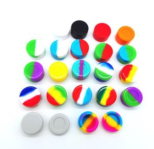 Wholesale 1000pcs Silicone Bottle Container Dab Tool 2 Ml Food Grade Wax Jars Non-stick Storage Containers SN2726