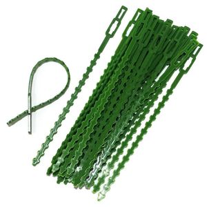 Outros suprimentos de jardim 1Bag 23cm / 17cm / 13cm Cabo de plástico laços reutilizáveis ​​Greenhouse crescer kits para suporte de escalada de árvores