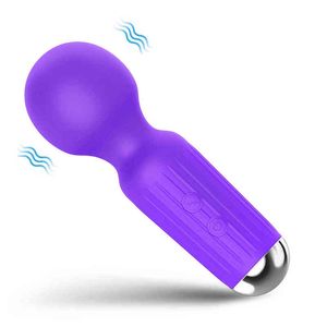 NXY-vibratorer trådlös bärbar minikvistmassagerare handhållen kraftfull av massage vibratorer för back nacke axel clit nippel kvinnor sex leksak 0104